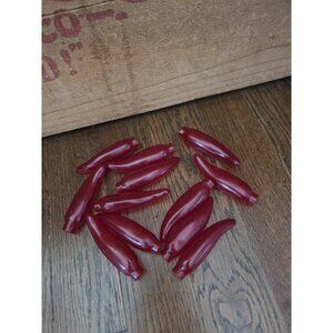 Lot Of 12 Vtg Chili Pepper Mini Light Covers